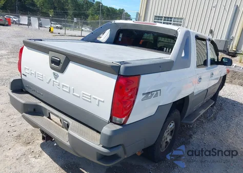 2002 Chevrolet Avalanche 1500 from USA, damaged, VIN 3GNEK13T62G207607